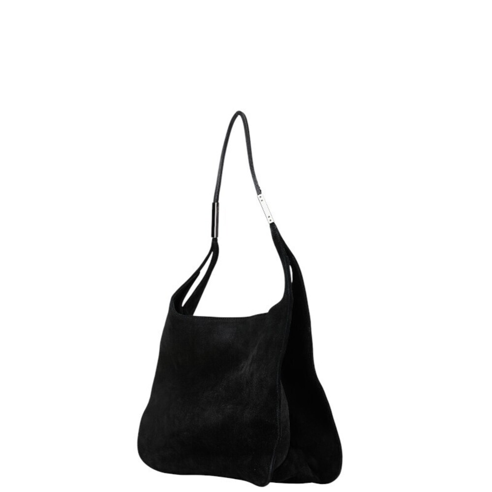 Gucci HOBO Black Sweat Leather Hobo Bag Shoulder